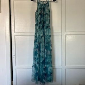 High neck formal maxi dress